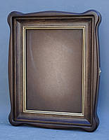 Фігурний кіот для ікони з внутрішньою дерев'яною рамою., фото 8