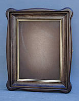 Фігурний кіот для ікони з внутрішньою дерев'яною рамою., фото 2