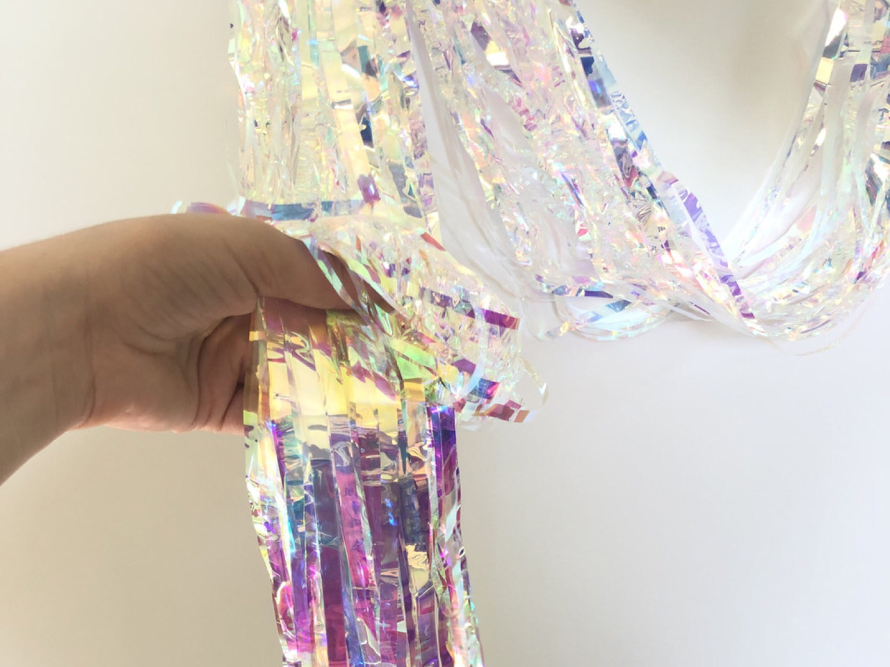 Шторка-завіса з фольги для фотозони "Хамелеон прозора", 2 х 1 м, фото 1