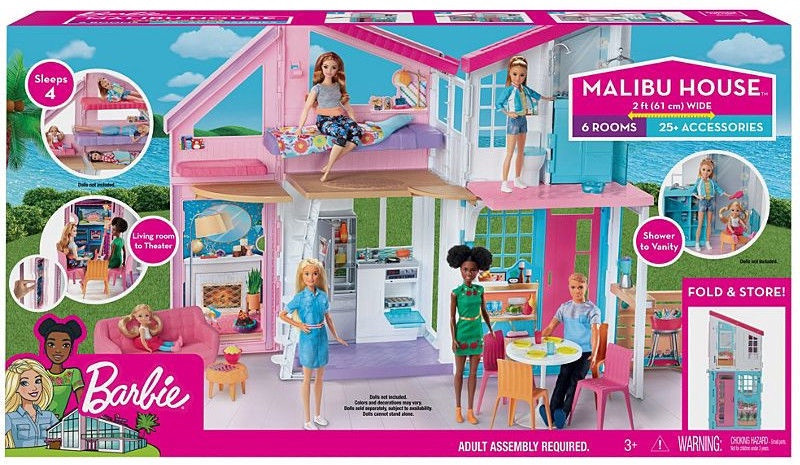 Набір Barbie Будиночок у Малібу FXG57