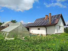 Сетевая солнечная электростанция 24 кВт г. Луцк Волынская область