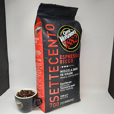 Caffe Vergnano 1882 Espresso RICCO 700 - Кава в зернах