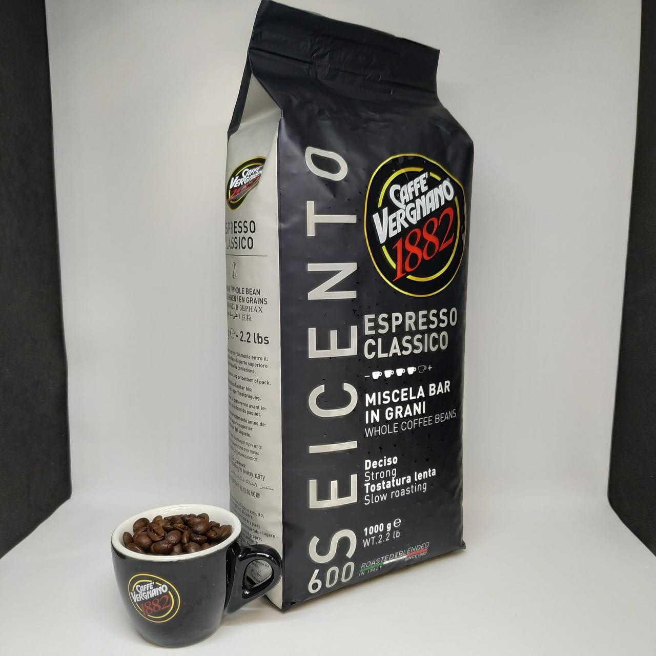 Caffe Vergnano Espresso Classico 600 - Кава в зернах