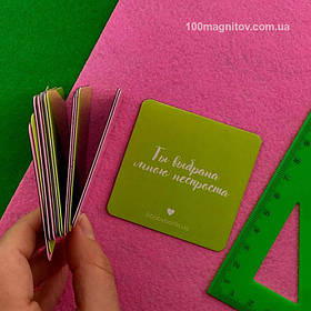 Магнитики на холодильник на заказ. Размер 63х63 мм 1