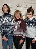 Молодіжний в'язаний светр з оленями розміри M, L,XL,XXL, фото 8