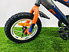 Дитячий Двоколісний Велосипед Azimut Stitch 12 Дюймів Сіро-Синій, фото 9