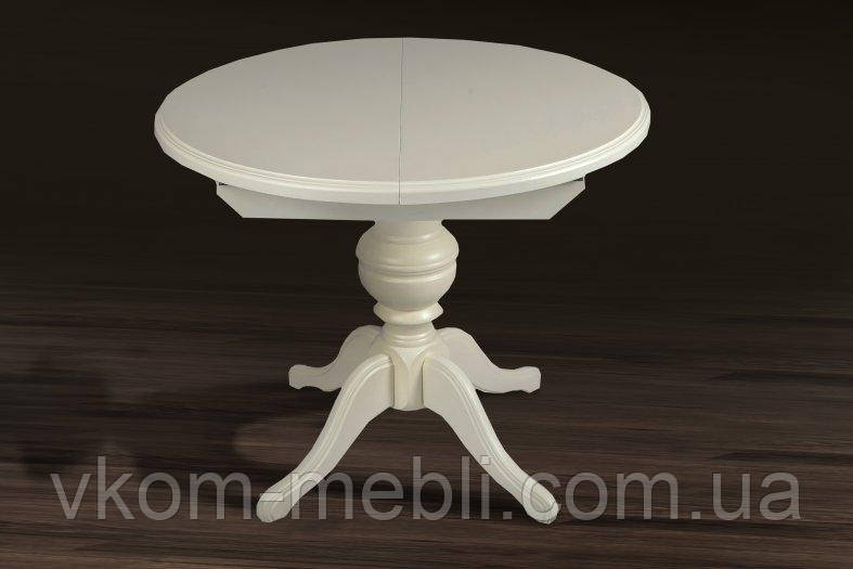 Стіл обідній розкладний Гермес білий (Мікс меблі), фото 1