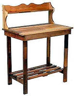 Декоративный деревянный стол для работы в саду - (Decorative Table - 03)