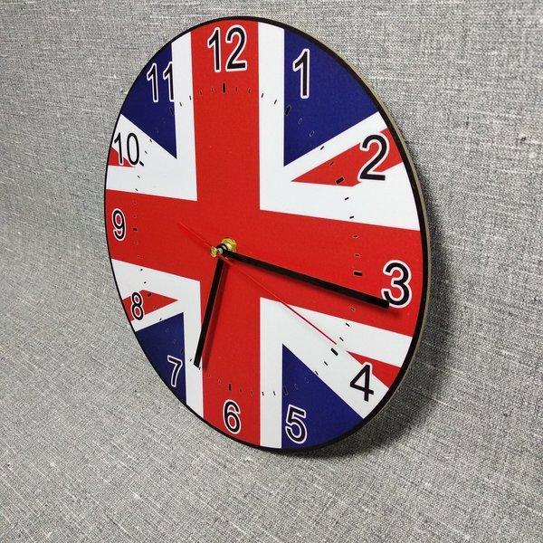 Часы настенные Великобритания 25 см - фото 1 - id-p203844187