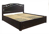 Ліжко в Україні дерев'яне з підіймальним механізмом двоспальне "Марго" kr.mg7.1