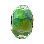 Намистина Шарм Рондель Гранена Листя, Фурнітура на Біжутерію, Намистини Скляні для Браслетів Шнур Паракорд, фото 6