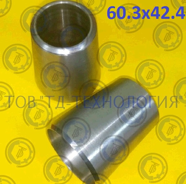 Перехід неіржавкий DN50 60.3х42.4, фото 1