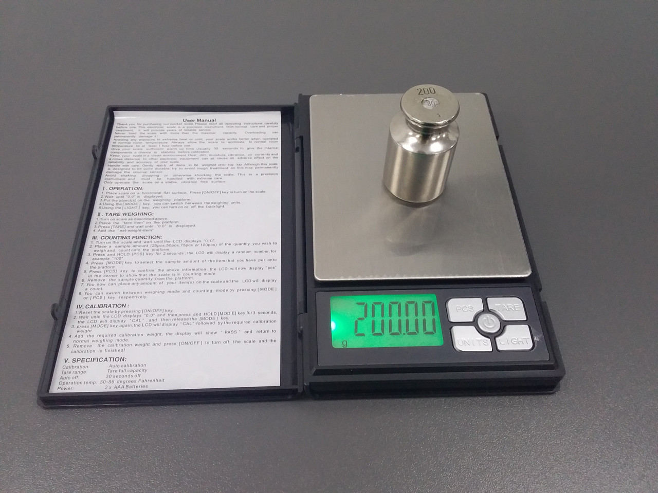 Ваги ювелірні 500/0.01 g SF 820 Original, фото 1