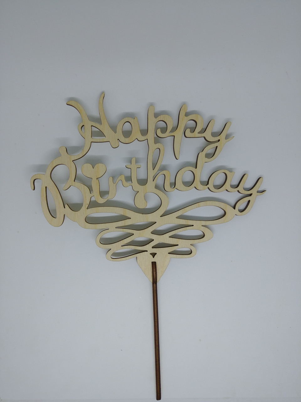 Топер Happy Binthday. 25*19см. 5шт/уп., фото 1