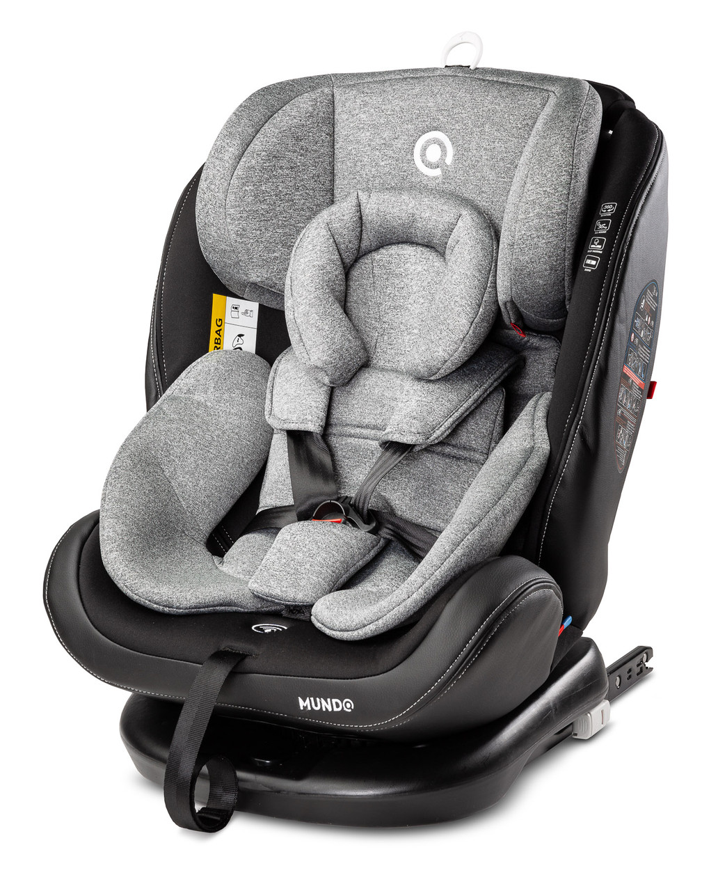 Дитяче автокрісло Caretero Mundo Isofix (0-36 кг.) Grey