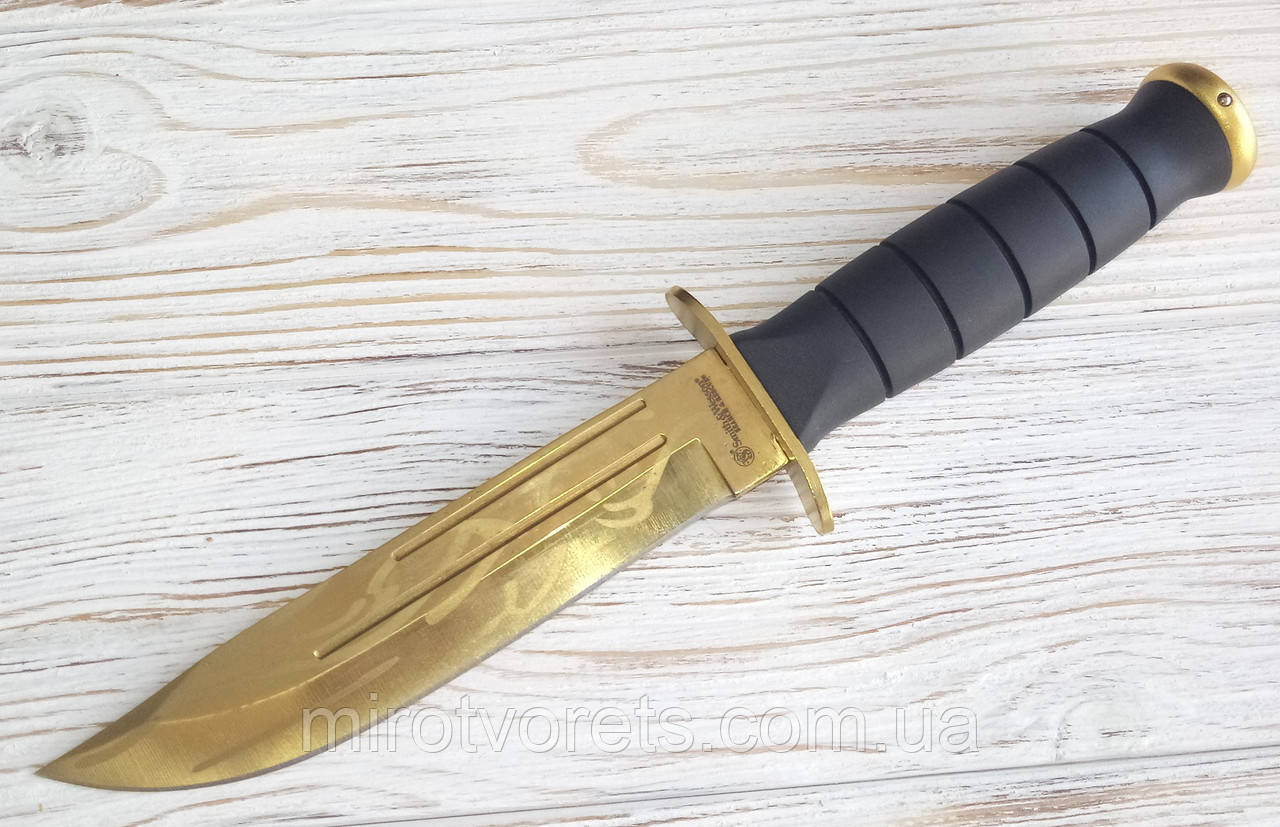Уцінка. Ніж фіксований Smith&Wesson Gold, чохол нейлон, фото 1