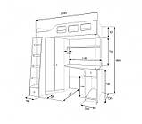 Ліжко дитяче Астра 7 ST-786, фото 2