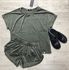 Велюрова піжама шорти та футболка TM Orli, фото 3