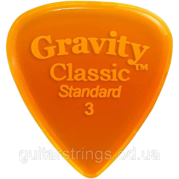 Медиатор Gravity Picks GCLS3P Classic Standard Polished 3.00 mm, фото 1