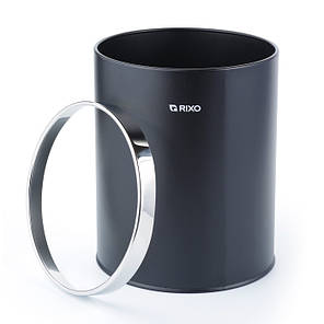 Відра для сміття чорні 11 л Кошики для сміття Матовое ведро для мусора Урна для ванної кімнати Кошики для сміття Урни підлогові, фото 2