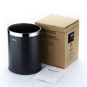 Відра для сміття чорні 11 л Кошики для сміття Матовое ведро для мусора Урна для ванної кімнати Кошики для сміття Урни підлогові, фото 3