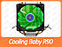 Вентилятор (кулер) для процесора Cooling Baby R90 green led, фото 2