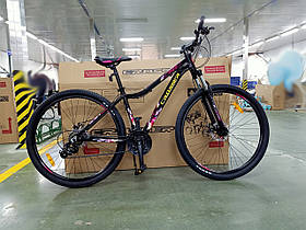 Гірський велосипед Crosser Angel 26 Дюймів Рама 16,5 Білий Алюміній рама Чорний