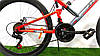Велосипед Azimut Scorpion 24 D+ Сіро-червоний, фото 2
