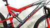 Велосипед Azimut Scorpion 24 D+ Сіро-червоний, фото 3