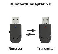 Адаптер Bluetooth 5.0 аудио приемник-передатчик 2в1 блютуз