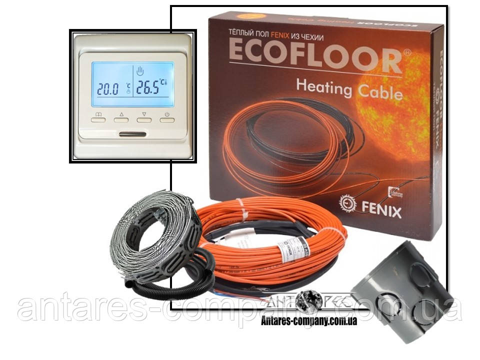 Кабель Fenix ADSV182200 ( 12 м2 ) із програмованим терморегулятором E - 51 в комплекті