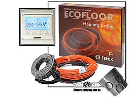 Кабель Fenix ADSV182600 ( 15 м2 ) із програмованим терморегулятором E-51 в комплекті
