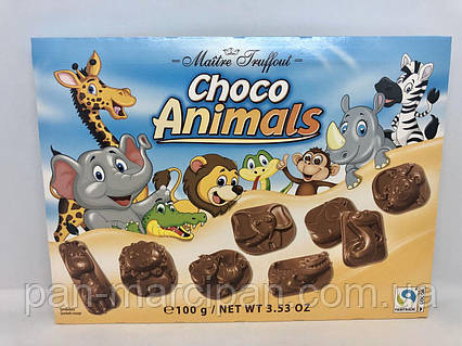 Цукерки Maitre Truffout Choco Animals 100г