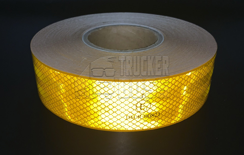Стрічка світловідбивна Жовта 50м Е1 НІМЕЧЧИНА, фото 1