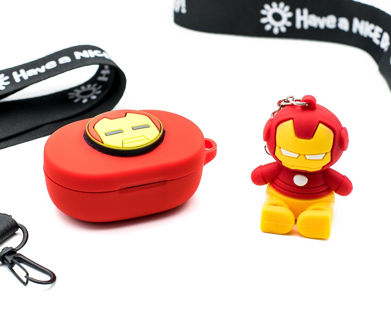 Силіконовий чохол для навушників Redmi Airdots - Iron Man, фото 1