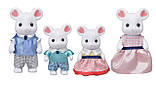 Ігровий набір Sylvanian Families Сім'я Білосніжних мишей, фото 2