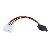 Переходник питания MOLEX IDE 4pin -> SATA 15pin кабель удлинитель