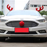 Рога оленя на машину, Рога оленя Рудольфа, Рожки оленя на машину, фото 6