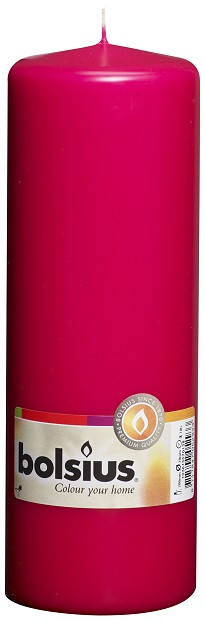 Свічка циліндр фуксія 20 см (70/200-52933)