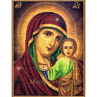 Кканва для вишивання хрестом релігія ікони матрьонін посад 537 Матір Казанська Божа