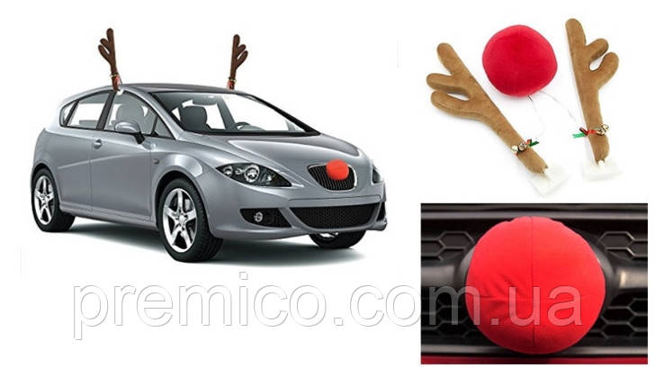 Рога оленя на авто (ріжки оленя на машину, рогови оленя на авто), фото 1