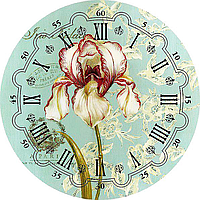 Набор алмазной вышивки (мозаики) "Часы - Ирис"
