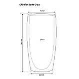 Термочашки FILTER LOGIC CFL-670B Набір склянок Лате LATTE (2 ШТ) 400 ML (мл) Скляни з подвійними стінками, фото 4