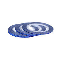 Цукрова стрічка для декору нігтів - Блакитна 2 мм