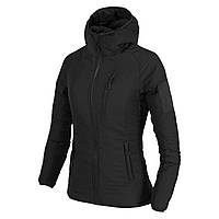 Куртка жіноча утеплена Helikon-Tex® WOMENS WOLFHOUND Hoodie Jacket® - Black