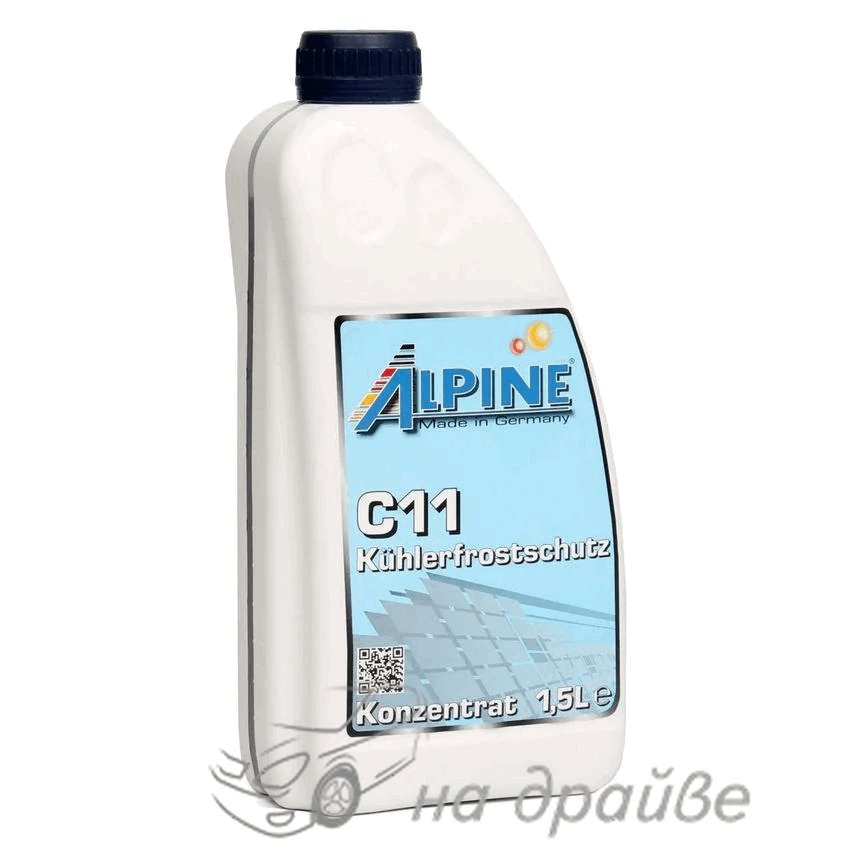 Антифриз -80°C синій 1,5 л концентрат ALPINE C11 Кühlerfrostschutz