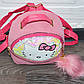 Рожевий дитячий рюкзак з паєтками Hello Kitty (Хеллоу Кітті), фото 3
