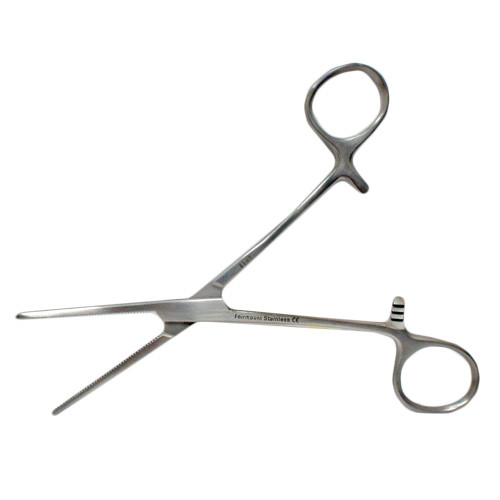 Затискач кровоспинний Більйота зубчастий прямий No1 160 мм, фото 1