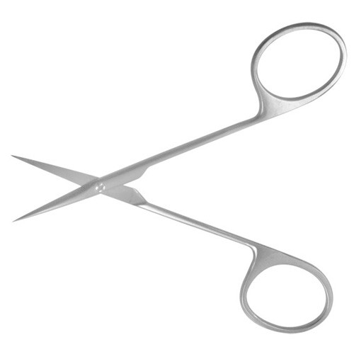 Ножиці очні загострені прямі 100 мм 8057, фото 1