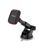 Магнитный держатель для телефона в автомобиль Hoco CA42 черно-красный